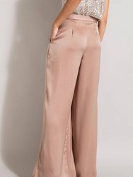 High Waist Pleated Wide Leg Pants