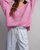 Isla Knit Sweater - Baby Pink