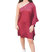 Night Out Dress In Wine - Wine