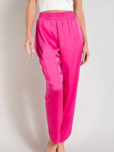 ee:some Satin Joggers In Hot Pink product