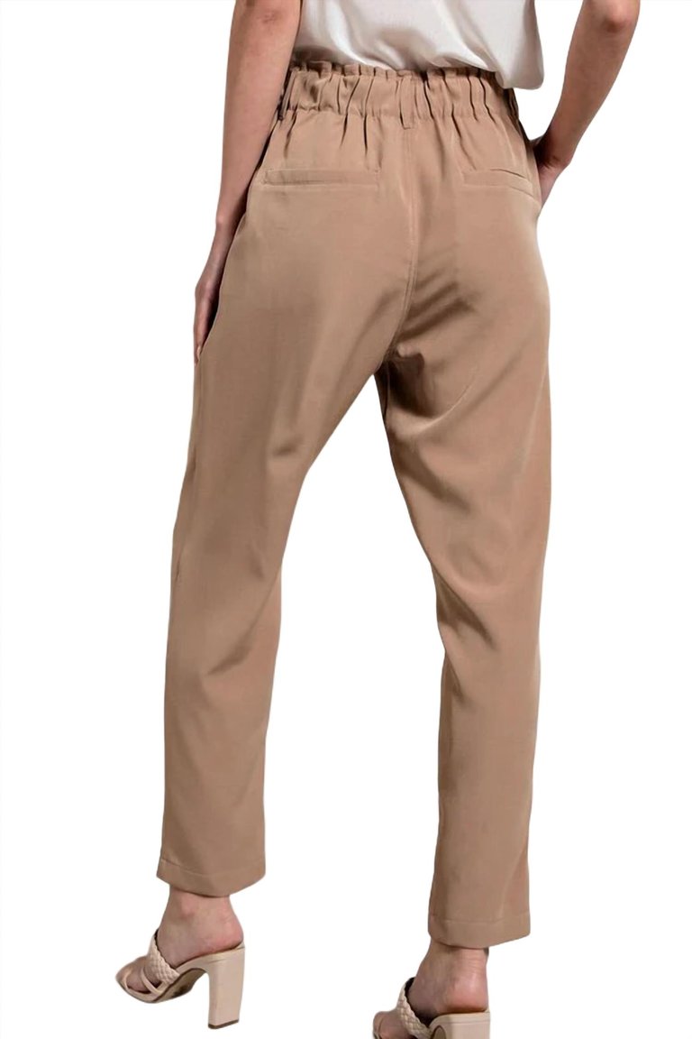 Straight Leg Dress Pant - Plus In Coco