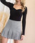 Sweetheart Ribbed Knit Fitted Sweater