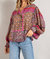 Women'S Boho Puff Sleeve Top