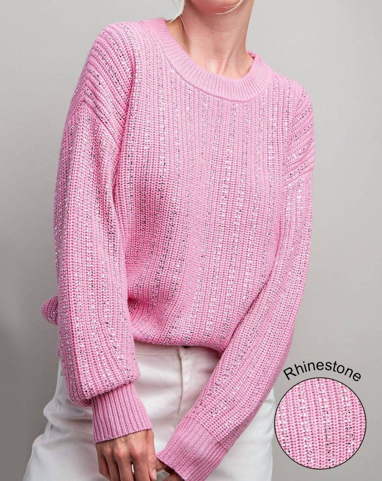 Women'S Jewel Crochet Knit Sweater