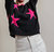 Women'S Sweater With Hot Pink Stars