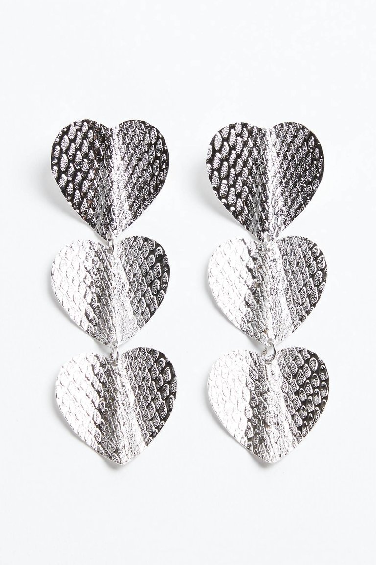 Medium Heathrow Earrings In Silver - Silver