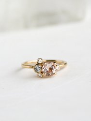 Aurora Ring - Morganite - Gold
