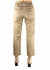 Tarika High Power Cupro Cropped Trouser In Khaki