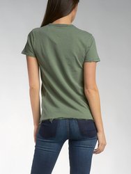 Amour Graphic Linen Top