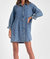 Brenna Denim Dress - Blue