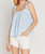 Gauze Swing Tank - Blue - Blue