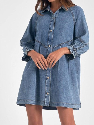 ELAN Long Sleeve Button Down Dress product