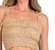 Nikki Crop Top In Taupe