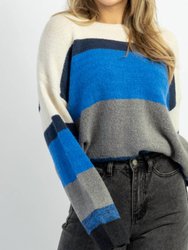 Sawyer Striped Sweater - Multiblue