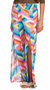 Women's Pant With Front Slit - Multi