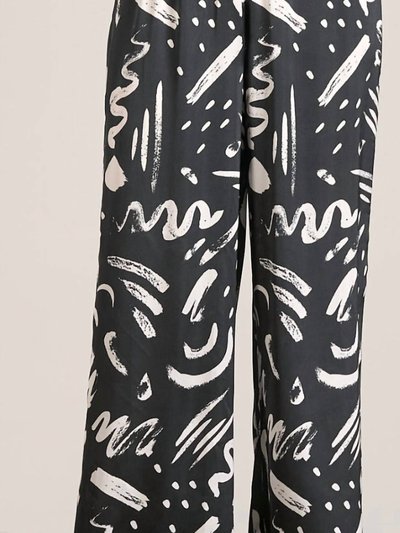 ELAN Zade Pants In Black/abstract product