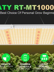 11.8 In. 100-Watt White LED Grow Light, Color Changing Light With Dimmer Function Flexible Mounting Plug In And Bluetooth/Wifi