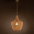 Ailsa 1-Light Brown Pendant Design Pendant Light With Rattan Shade