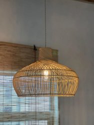 Bohemian Modern Hand-Woven Rattan Pendant Light Hanging Light