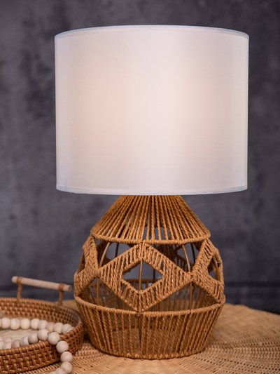 ELE Light & Decor Coastal Rattan Table Lamp Natural product