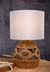 Coastal Rattan Table Lamp Natural