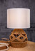 Coastal Rattan Table Lamp Natural