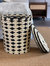 Decorative Woven Storage Basket With Lid Set Of 3