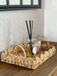 Decorative Woven Water Hyacinth Coastal Severing Tray