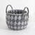 Handwoven Felt Basket Storage With Carry Handles Set Of 3