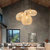 Lily 1-Light Beige Pendant Design Pendant Light With Dome Rattan Shade