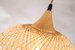 Lily 1-Light Beige Pendant Design Pendant Light With Globe Rattan Shade