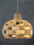 Plug In Wicker Rattan Natural Pendant Dome Shape Hanging Light