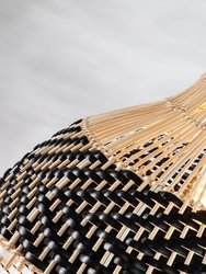 Rattan Black&White Pendant Light