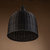 Reely 1-Light Black Pendant Design Pendant Light with Rattan Shade