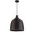 Reely 1-Light Black Pendant Design Pendant Light with Rattan Shade - Black