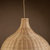 Reely 1-Light Brown Pendant Design Pendant Light With Rattan Shade