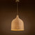 Reely 1-Light Brown Pendant Design Pendant Light With Rattan Shade