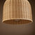 Reely 1-Light Brown Pendant Design Pendant Light With Rattan Shade