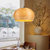 Victoria 1-Light Beige Pendant Design Pendant Light With Rattan Shade