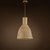 Vitilsav 1-Light Brown Pendant Design Pendant Light With Rattan Shade