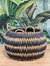 Woven Seagrass Storage Basket With Handles Set Of 2