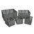 Woven Storage Baskets For Organizing Pantry Bin Set Of 5