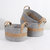 Woven Storage Baskets With Handles Set Of 4 Decorative Bins