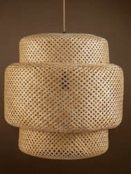 Drusilla Single Light Rattan Pendant Light