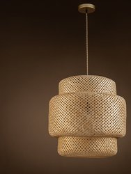 Drusilla Single Light Rattan Pendant Light