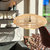 Handmade Rattan Pendant Light - Tan/Natural