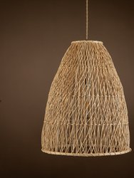 Lisbet Pendant Bell Wicker Rattan Hanging Lamp