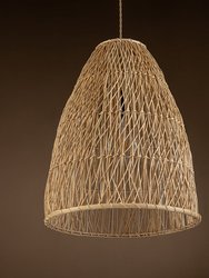 Lisbet Pendant Bell Wicker Rattan Hanging Lamp