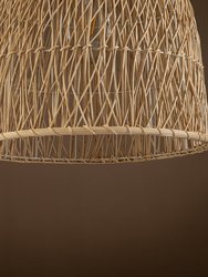 Lisbet Pendant Bell Wicker Rattan Hanging Lamp