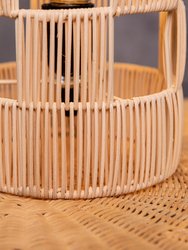 Modern Handcrafted Natural Rattan Table Lamp